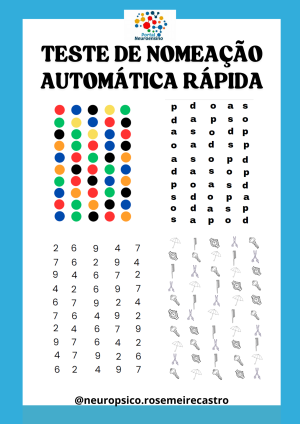 Teste de nomeação automática rápida