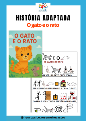 História adaptada: O gato e o rato