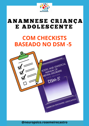 Anamnese criança e adolescente  com checklist baseado no DSM-5