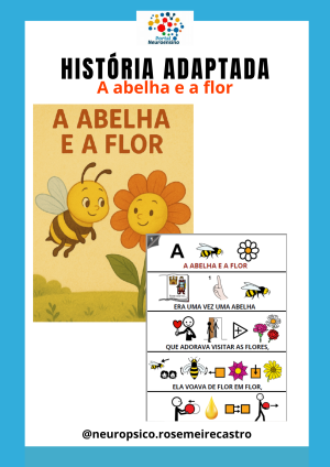 História adaptada: "A abelha e a flor"