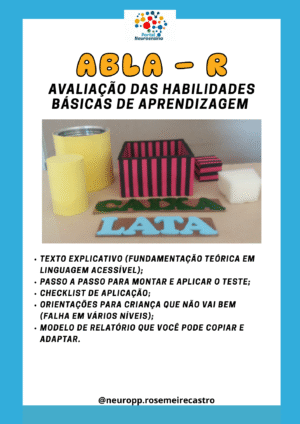 ABLA–R: avaliação das habilidades básicas de aprendizagem