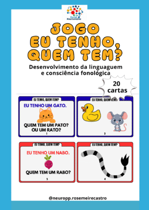 Jogo eu tenho, quem tem? Desenvolvimento da linguagem