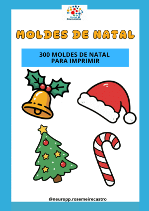 Moldes de natal - 300 moldes para imprimir