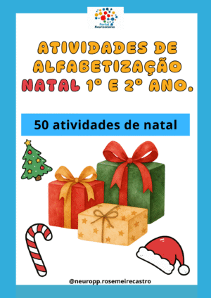 Atividades de Alfabetização Natal 1º e 2º ano.