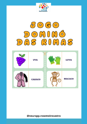 Jogo dominó das rimas