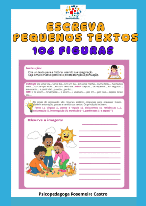 Escreva pequenos textos apostila com 106 páginas