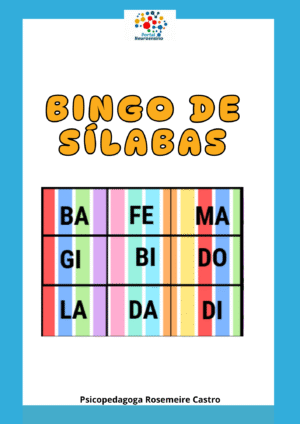 Bingo de sílabas simples