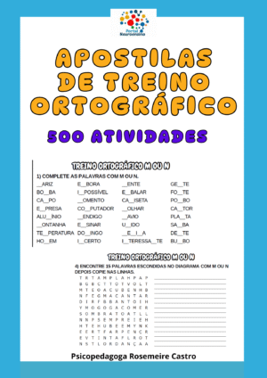 Treino ortografico apostilas