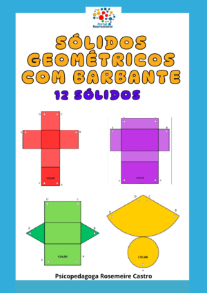 Sólidos Geométricos com barbante