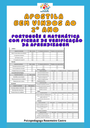 Apostila de atividades de português e matemática