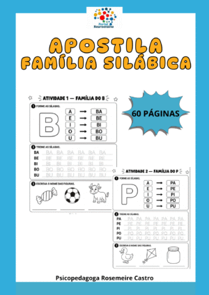 Alfabetização silábica com 63 páginas