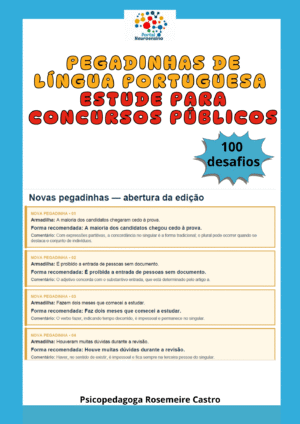Pegadinhas de Língua Portuguesa: Estude para concursos públicos