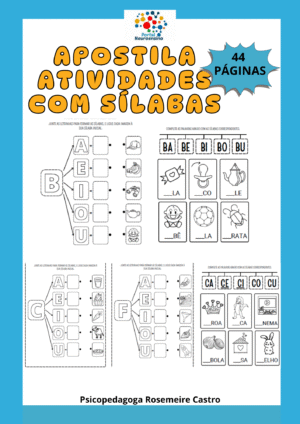 Apostila: Atividades com sílabas